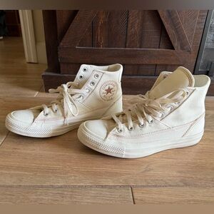 Converse Chuck Taylor All Star Hi Patchwork Sneaker off white & rose pink Egret